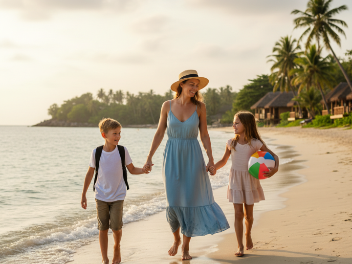 Vacances en famille monoparentale : nos conseils pour partir sans stress